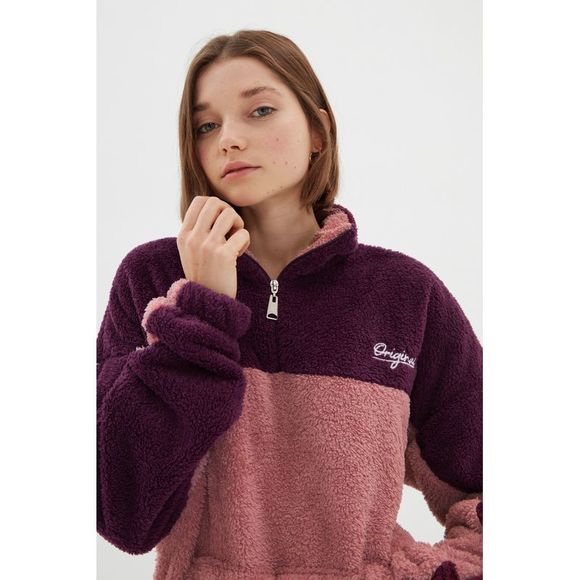 NWT Trendyol Unisex Oversize Standing collar Knitted Sweatshirt - Picture 6 of 10